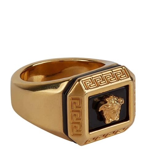 versace ring herren schwarz|versace men's rings for sale.